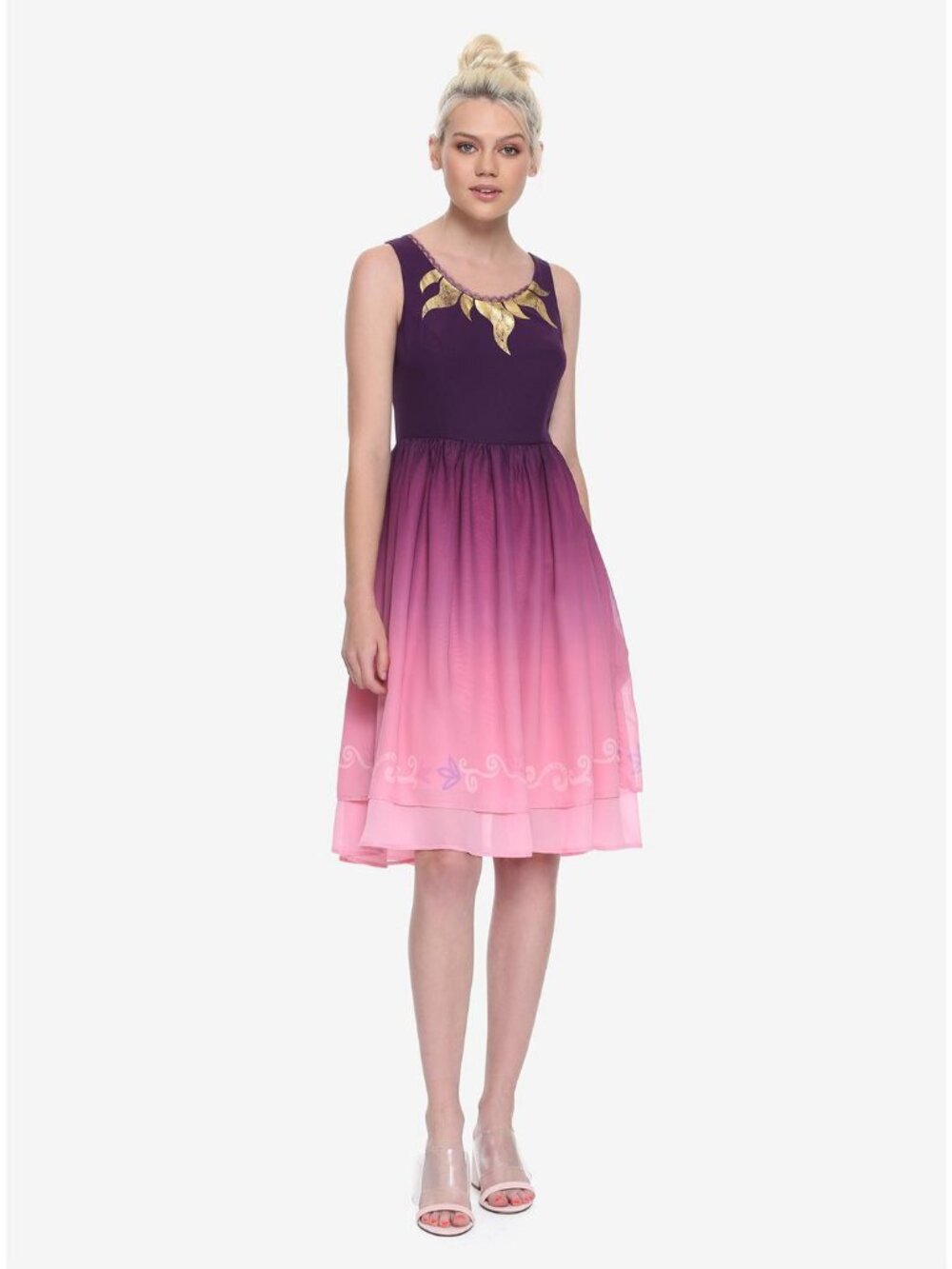 Her Universe Destination Disney Tangled Ombré Dress - Size L